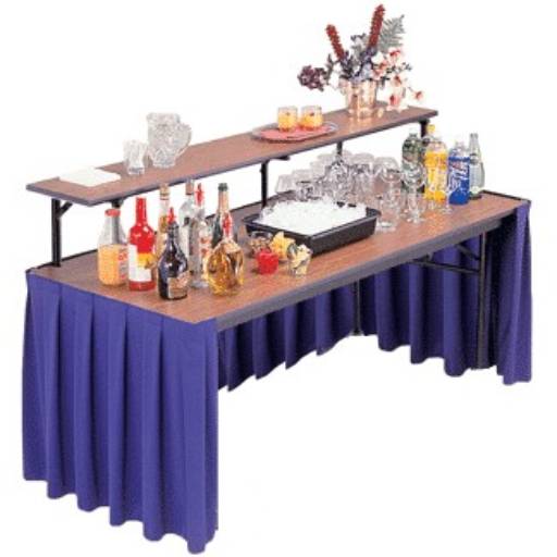 6ft Bar Riser With Skirting IParty Event Rentals